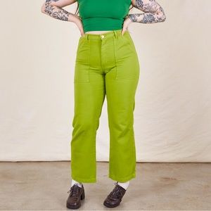 Big Bud Press Work Pants in Gross Green